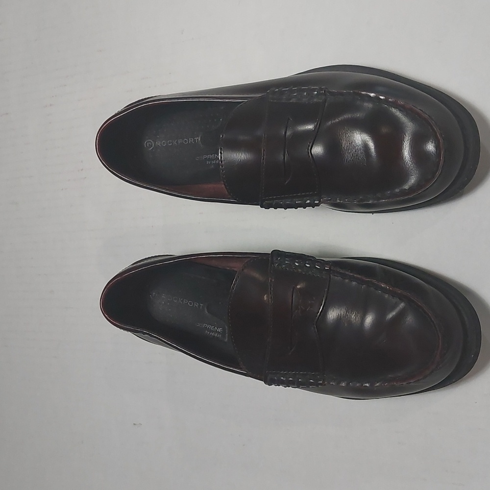 Rockport Men's Burgundy Loafers Size 9.5M